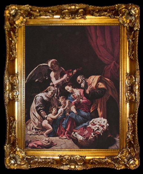framed  Orazio Borgianni Hl. Familie, ta009-2